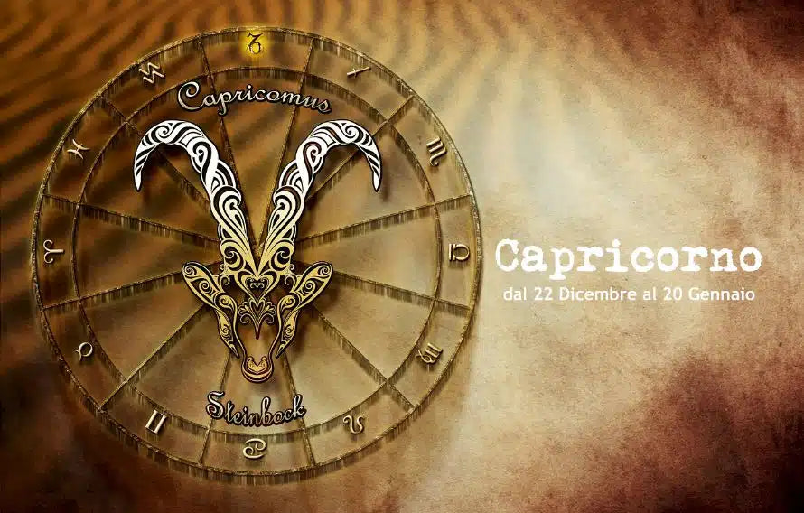 SEGNI ZODIACALI: CAPRICORNO, dal 22 Dicembre al 20 Gennaio