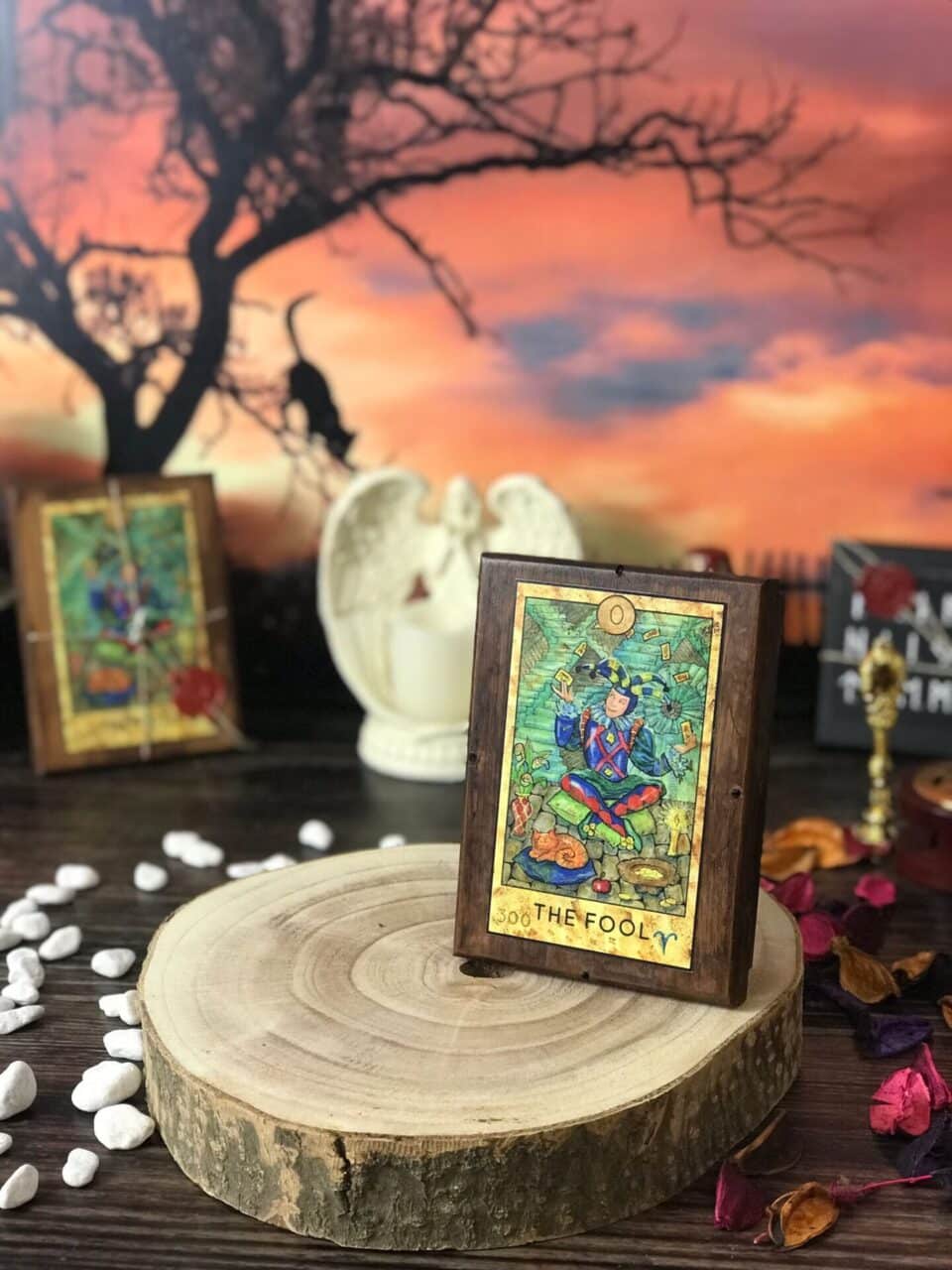 FANTASY WORLD TAROT Special Limited Edition Numbered of 100 copies in Wooden Box