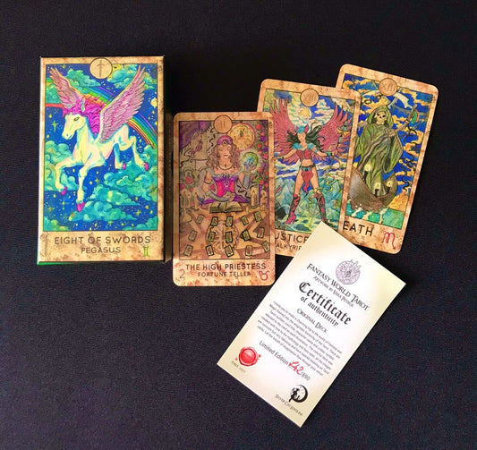 Fantasy World tarot Deck vera Petruk Silver Cat Editions
