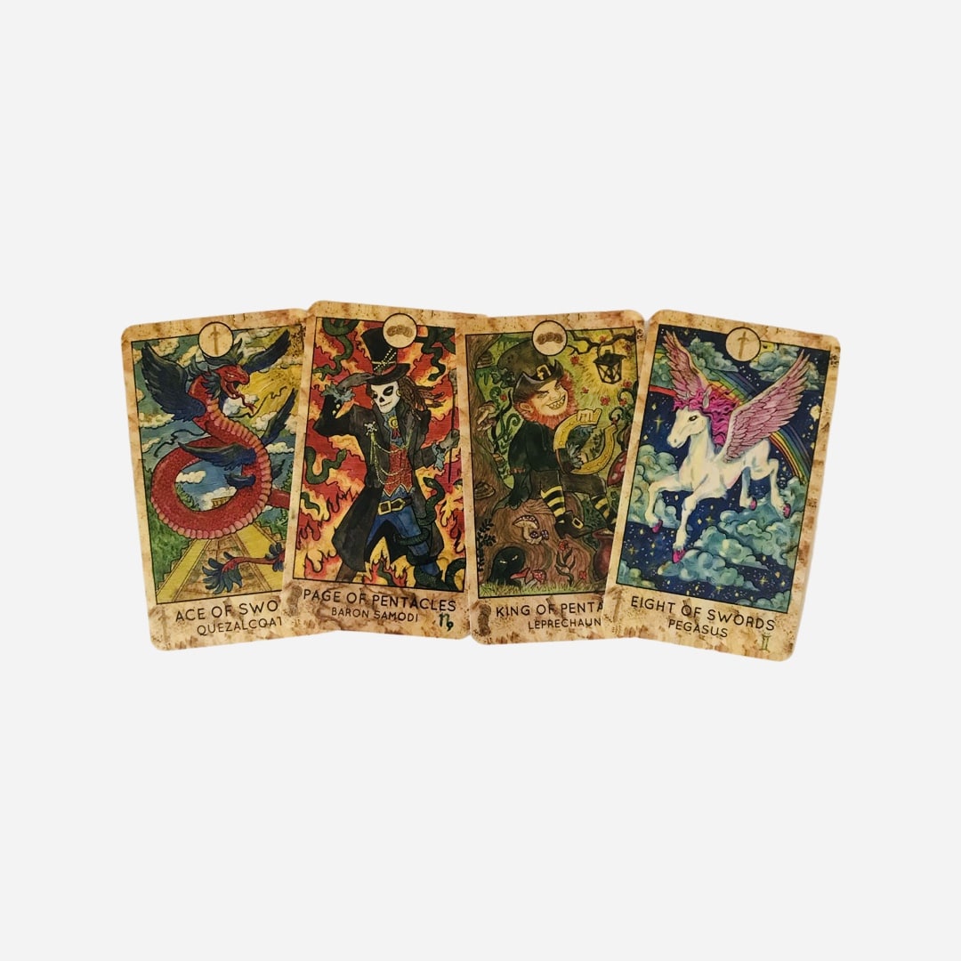 Fantasy World tarot Deck vera Petruk Silver Cat Editions