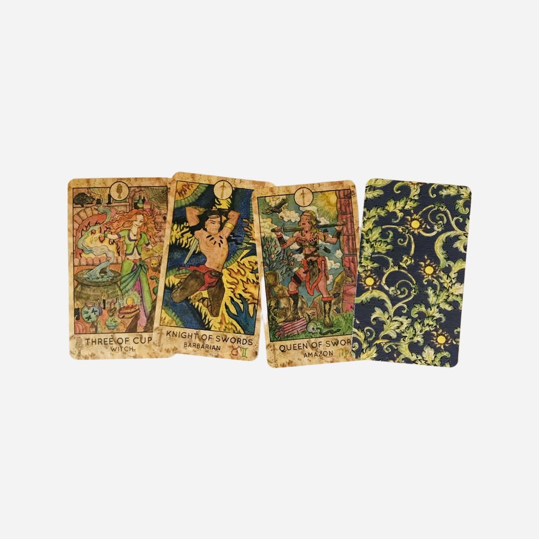 Fantasy World tarot Deck vera Petruk Silver Cat Editions