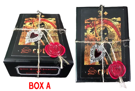 Gothic Mysteries Lenormand Exclusive Edition With Hand-Painted Wooden Box, Lim.E