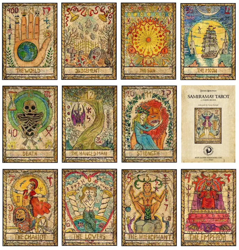 Samiramay Tarot Deck - 22 Arcani Maggiori - Ed.Limitata di 890 copie