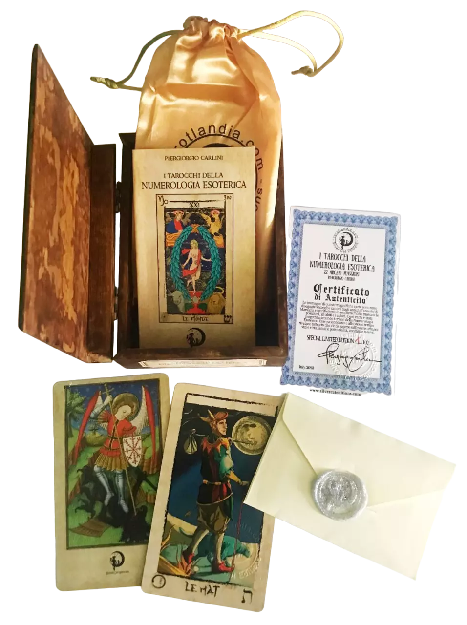 I Tarocchi della Numerologia Esoterica in cofanetto di legno