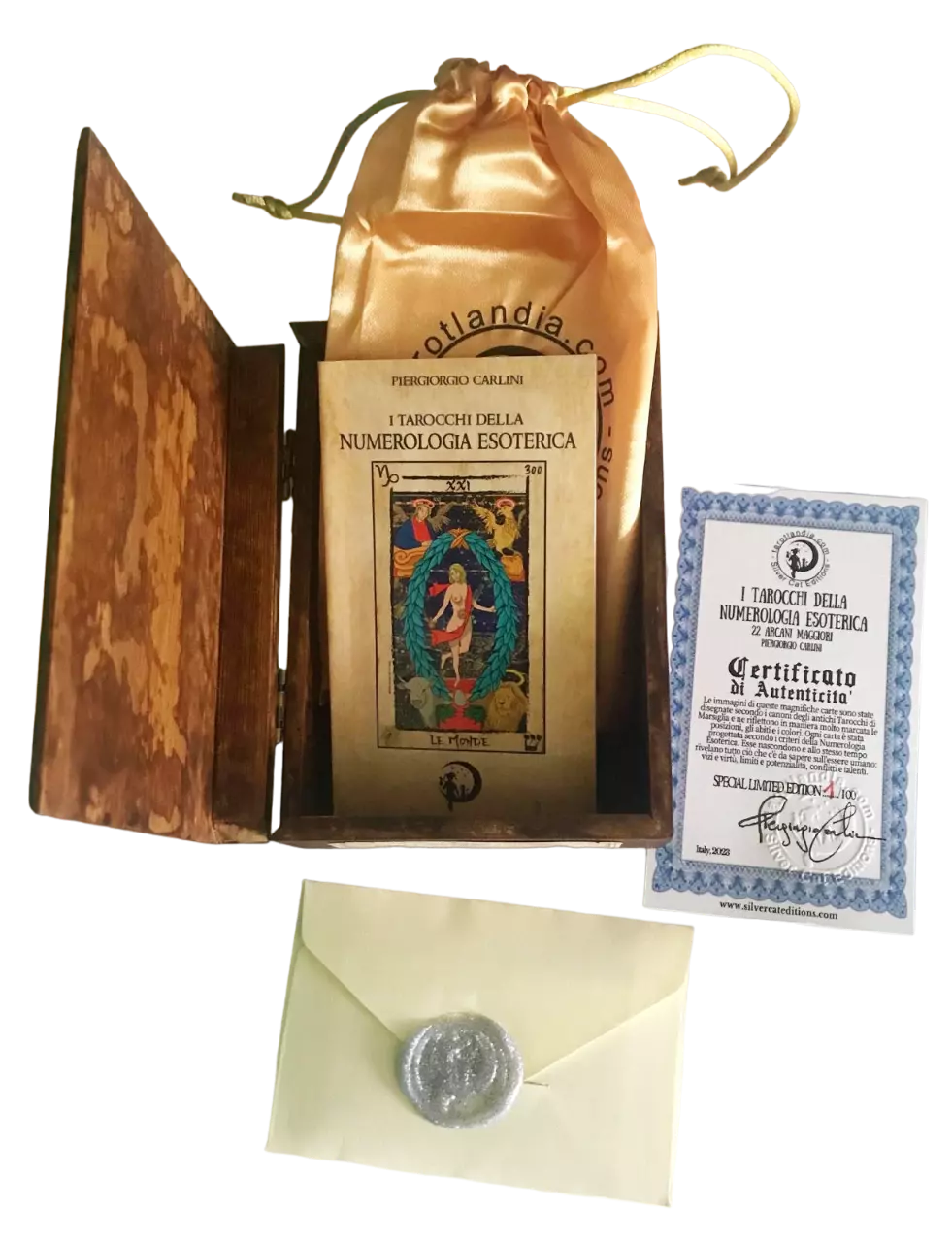 I Tarocchi della Numerologia Esoterica in cofanetto di legno