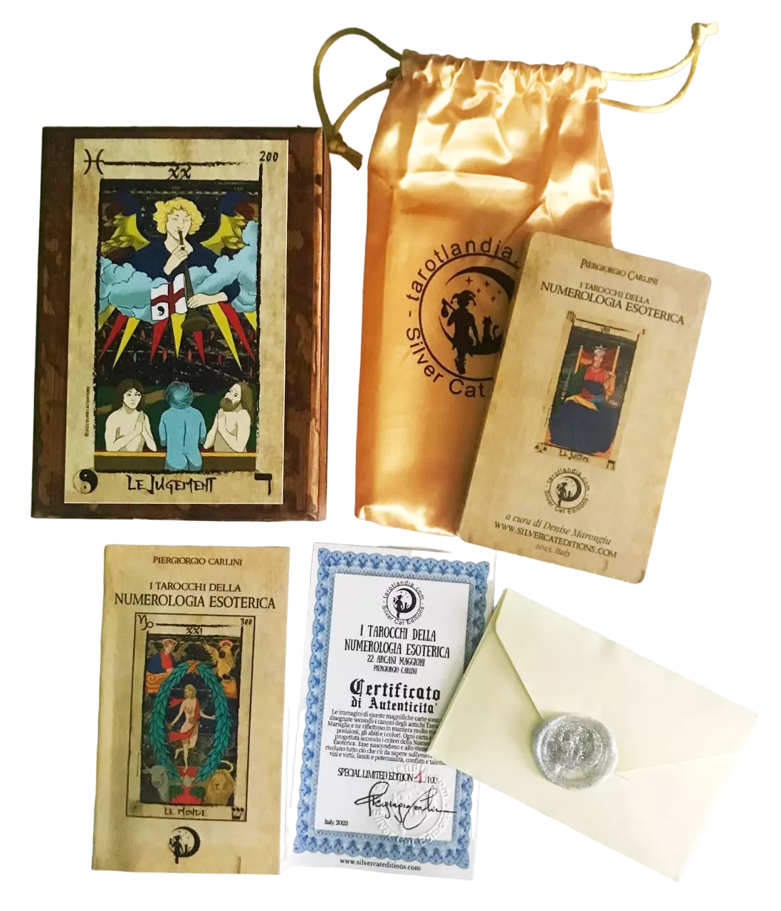 I Tarocchi della Numerologia Esoterica in cofanetto di legno