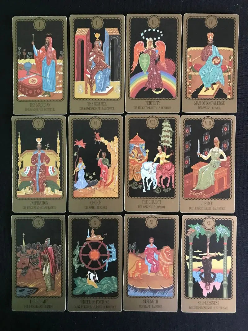 Tarot Alexander Egorov - 1992 Piatnik - in Wooden Box