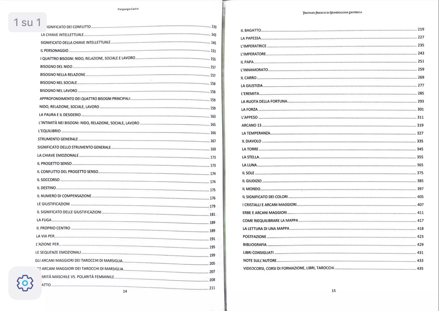 Trattato Pratico di Numerologia Esoterica di Piergiorgio Carlini - Libro