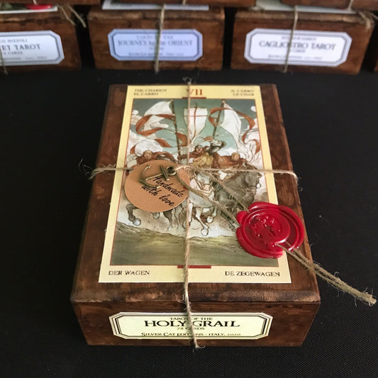 Holy Grail Tarot - Special Limited Edition in Wooden Box - Silver Cat Editions