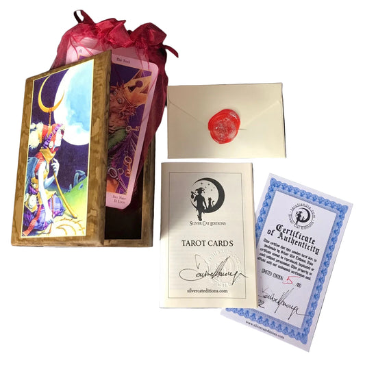 Fairy Tarot - Tarocchi delle Fate - Limited Edition only 100 copies in Wooden Box - Last one