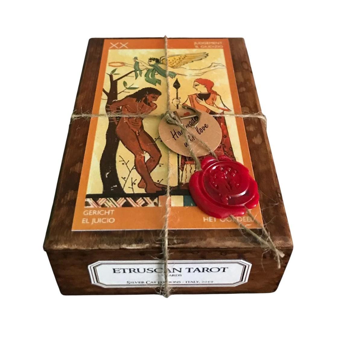 Etruscan Tarot - Ultra-limited Special Edition, in a Wooden Box - Exclusive Ad Personam copy