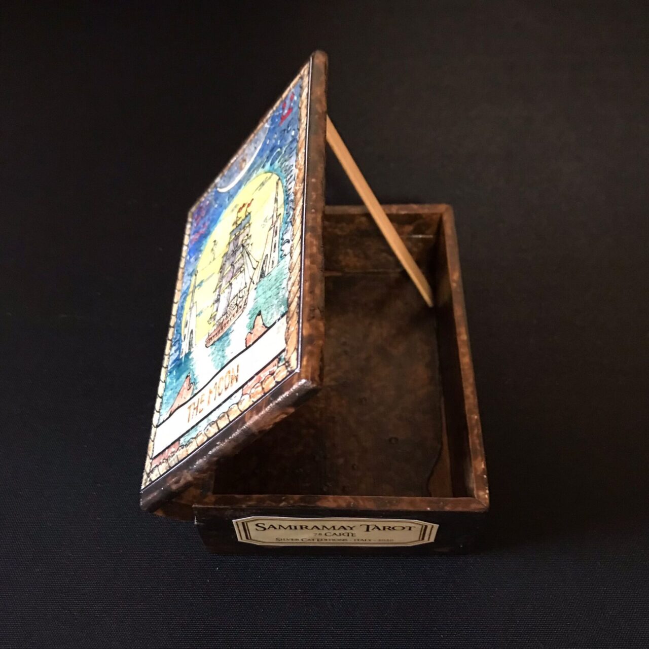 Scatola di legno per tarocchi Samiramay
