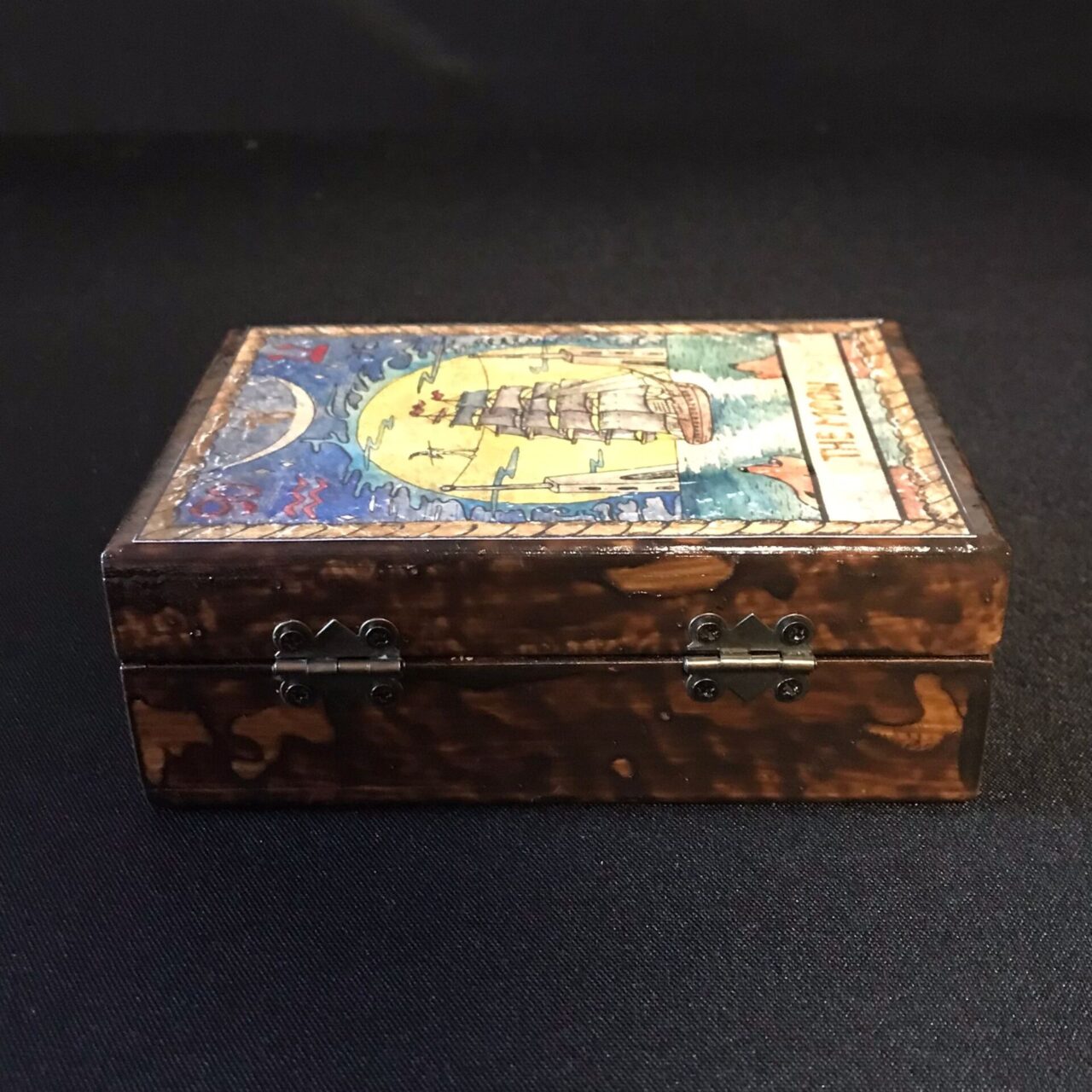 Scatola di legno per tarocchi Samiramay