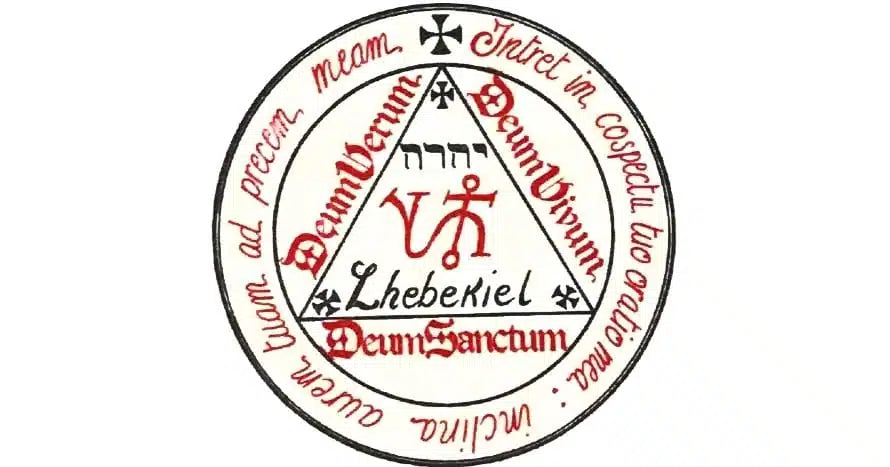 Talismano Rosa + Croce N. 5: Angelo LHEBEKIEL