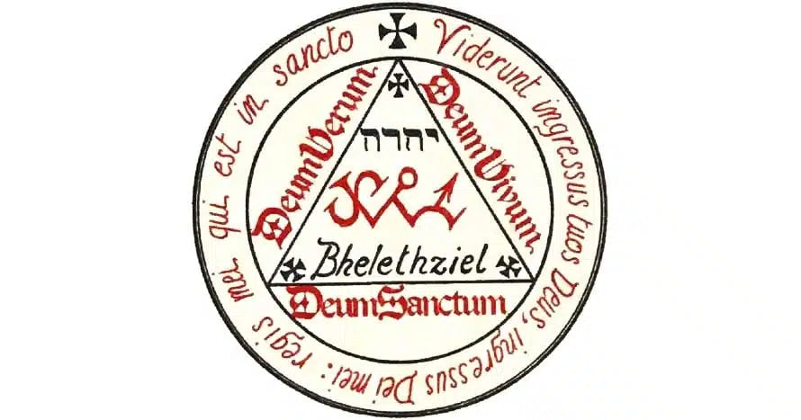 Talismano Rosa + Croce N. 7: Angelo BHELETHZIEL