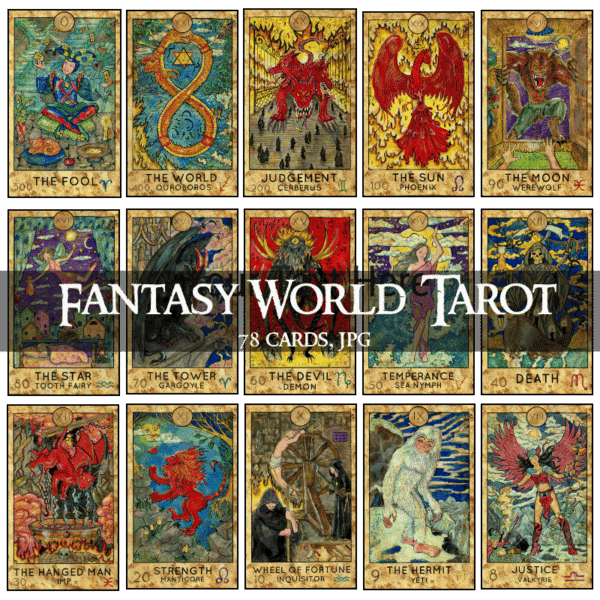 Fantasy World Tarot by Vera Petruk