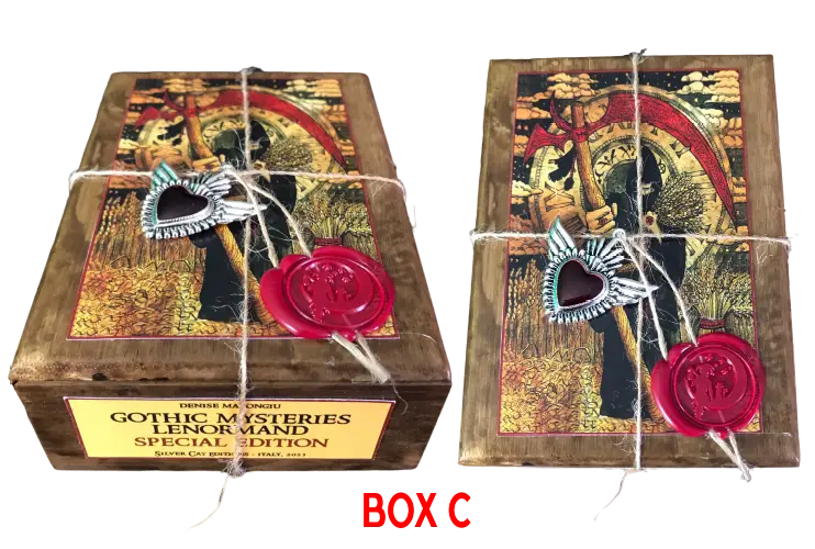 Gothic Mysteries Lenormand Exclusive Edition With Hand-Painted Wooden Box, Lim.E