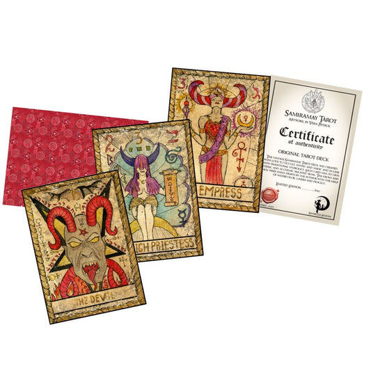 SAMIRAMAY TAROT Special Limited Edition Numbered of 100 copies in Wooden Box