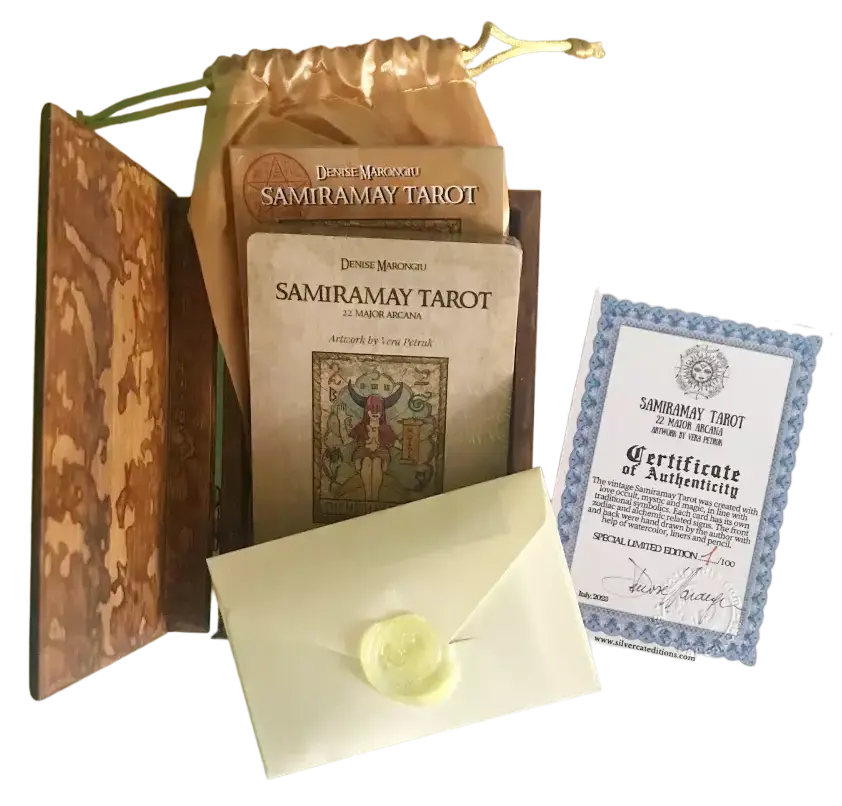 Samiramay Tarot 22 Arcani Maggiori – Edizione Limitata di 100 copie in cofanetto di legno