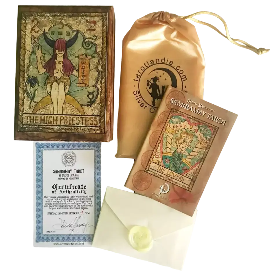 Samiramay Tarot 22 Arcani Maggiori – Edizione Limitata di 100 copie in cofanetto di legno