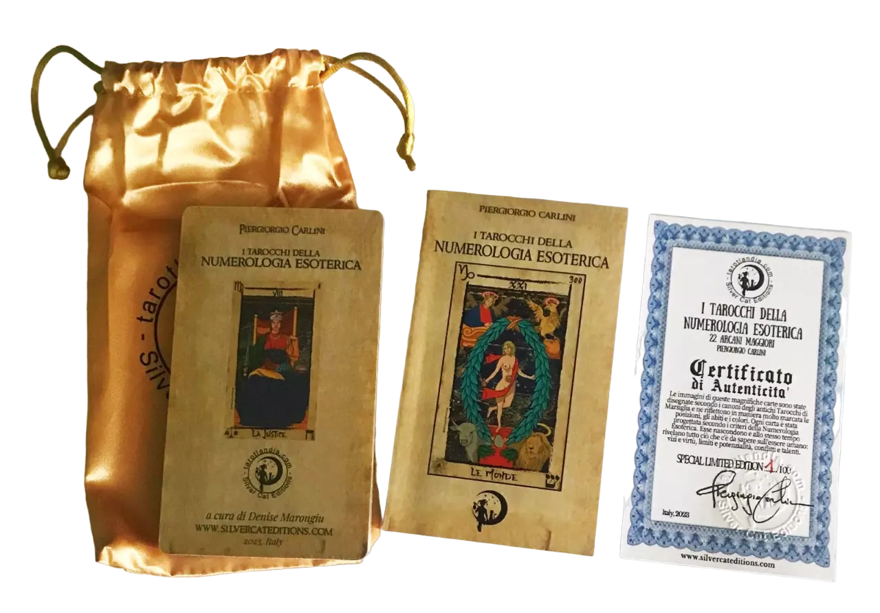 I Tarocchi della Numerologia Esoterica in cofanetto di legno