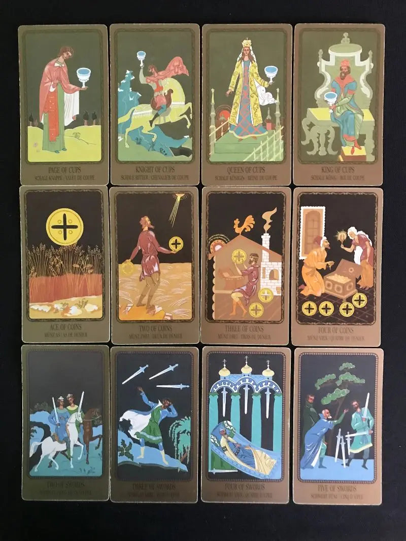 Tarot Alexander Egorov - 1992 Piatnik - in Wooden Box
