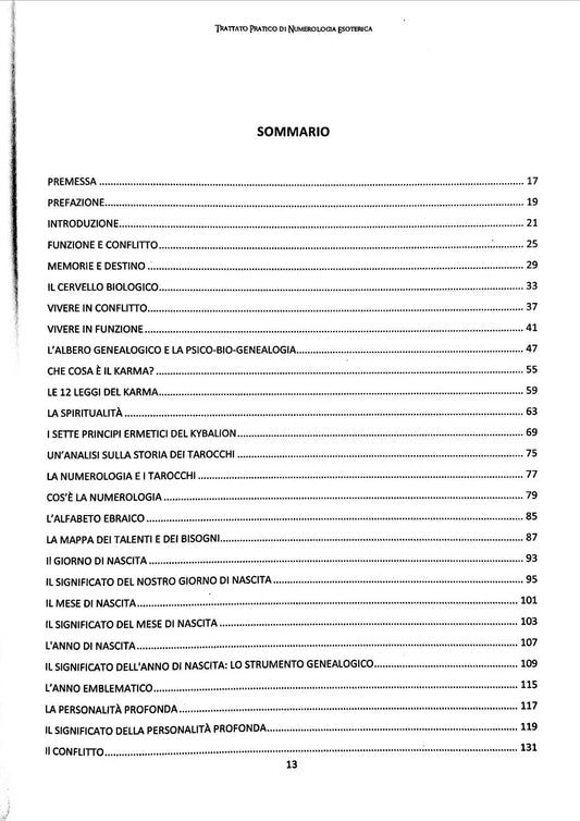 Practical Treatise on Esoteric Numerology by Piergiorgio Carlini - Book