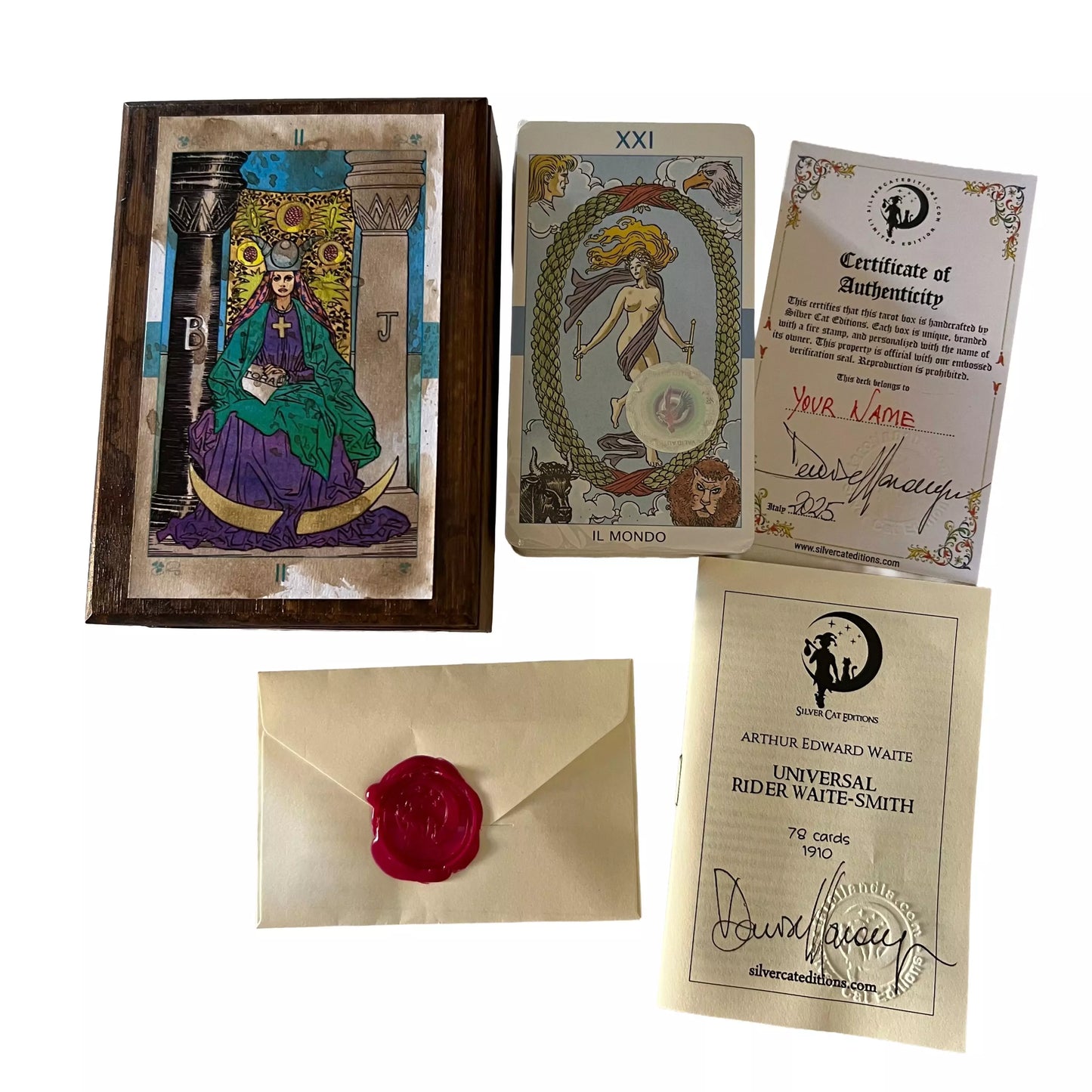 Universal Tarot- Special Edition: Ultra Limited Release - Unique Ad Personam Copy, in Wooden Box