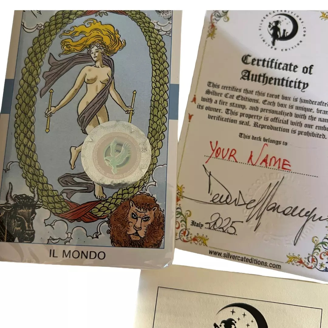 Universal Tarot- Special Edition: Ultra Limited Release - Unique Ad Personam Copy, in Wooden Box