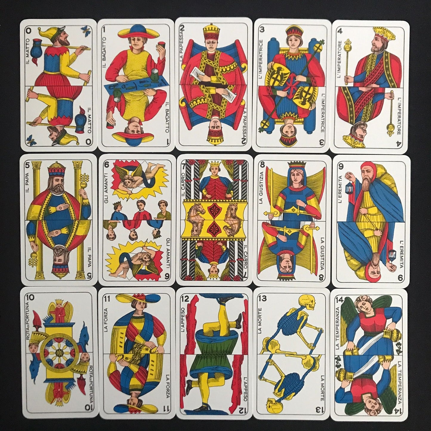 Tarot of Liguria-Piedmont 22 Major Arcana - Tarocchi Piemontesi - 2023 Silver Cat Editions