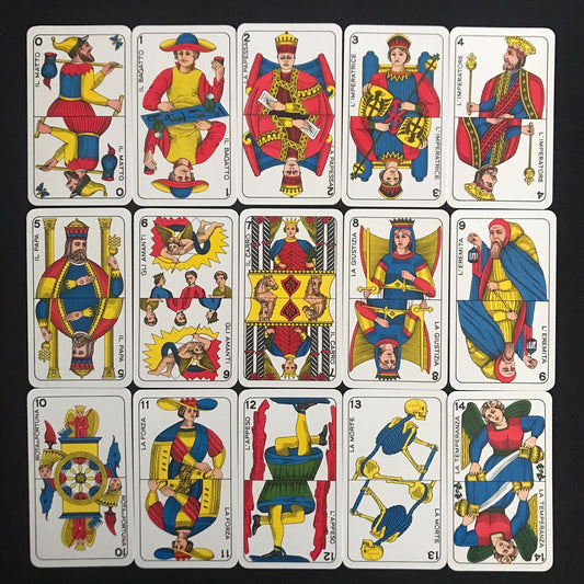 Tarot of Liguria-Piedmont 22 Major Arcana - Tarocchi Piemontesi - 2023 Silver Cat Editions