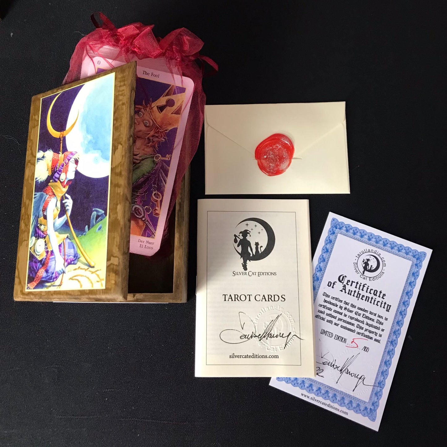 Fairy Tarot - Tarocchi delle Fate - Limited Edition only 100 copies in Wooden Box - Last one