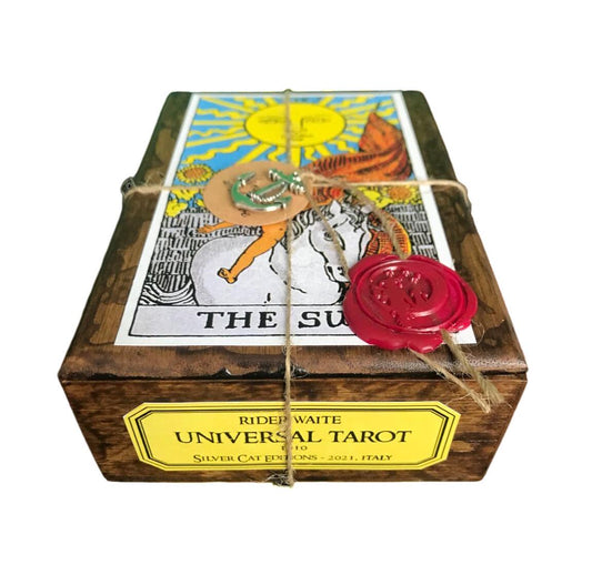 Universal Rider Waite Tarot - Special Limited Edition, Unique Ad Personam Copy, in Wooden Box