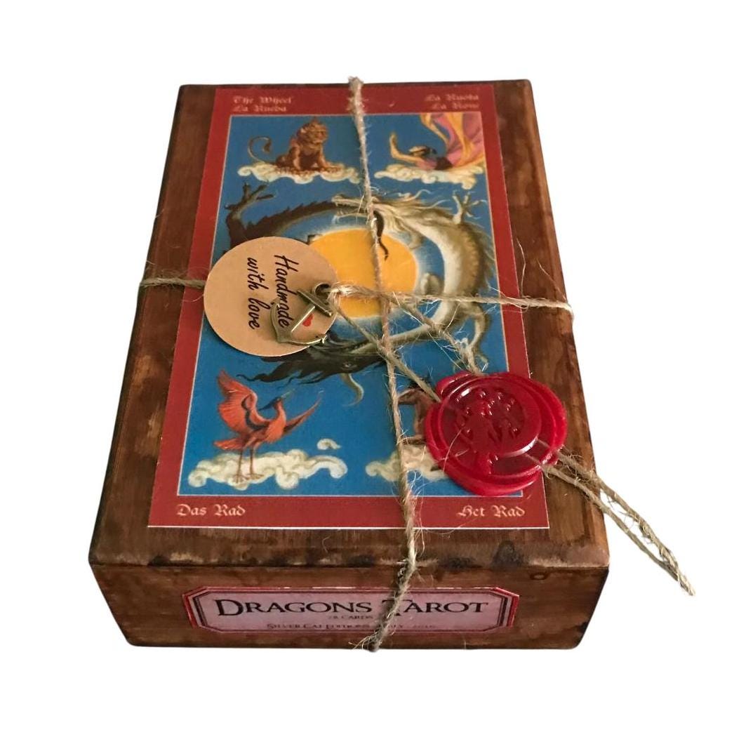 Dragons Tarot - Special Limited Edition in Wooden Box - Silver Cat Editions