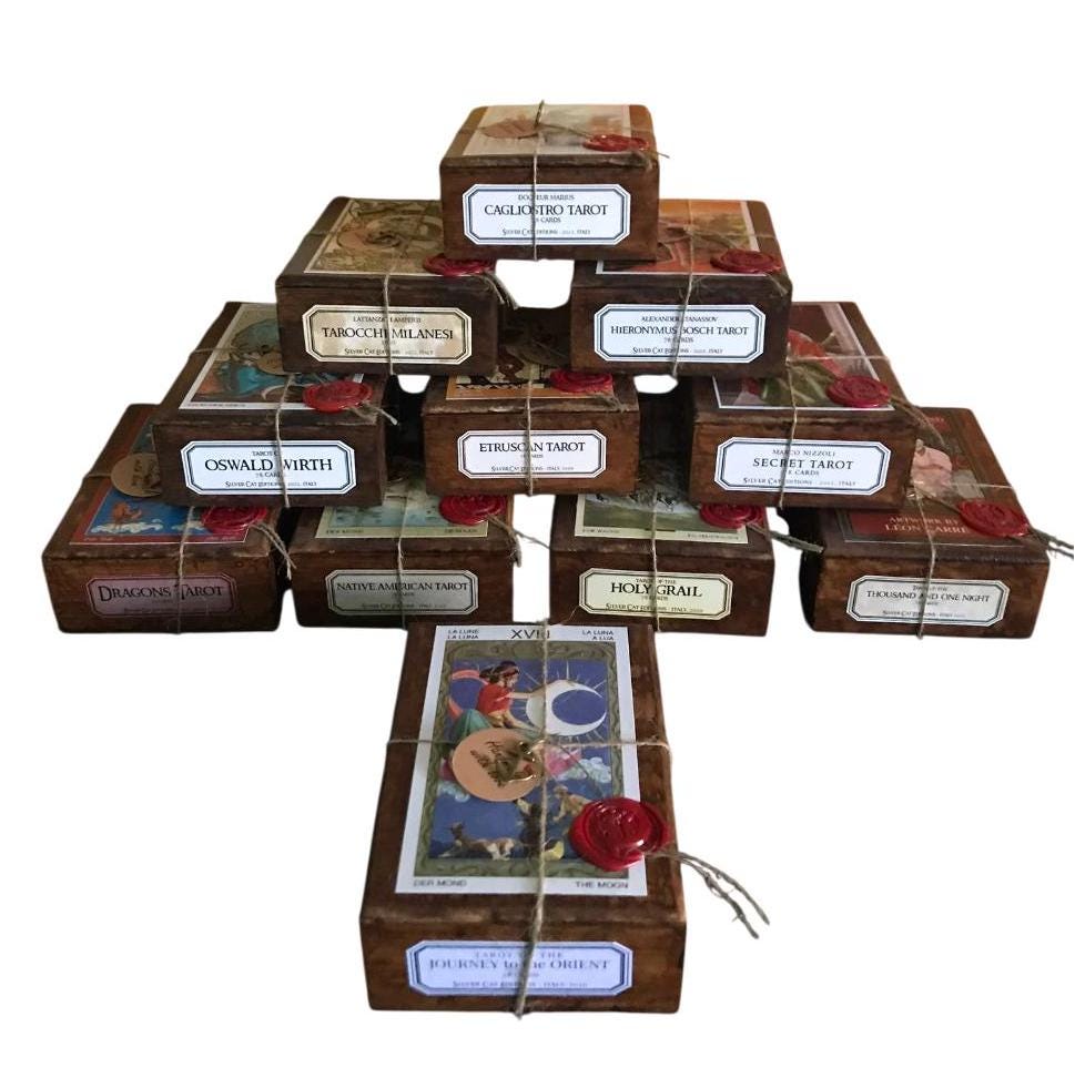 Journey to the Orient Tarot - Special Limited Edition in Wooden Box - Silver Cat Editions