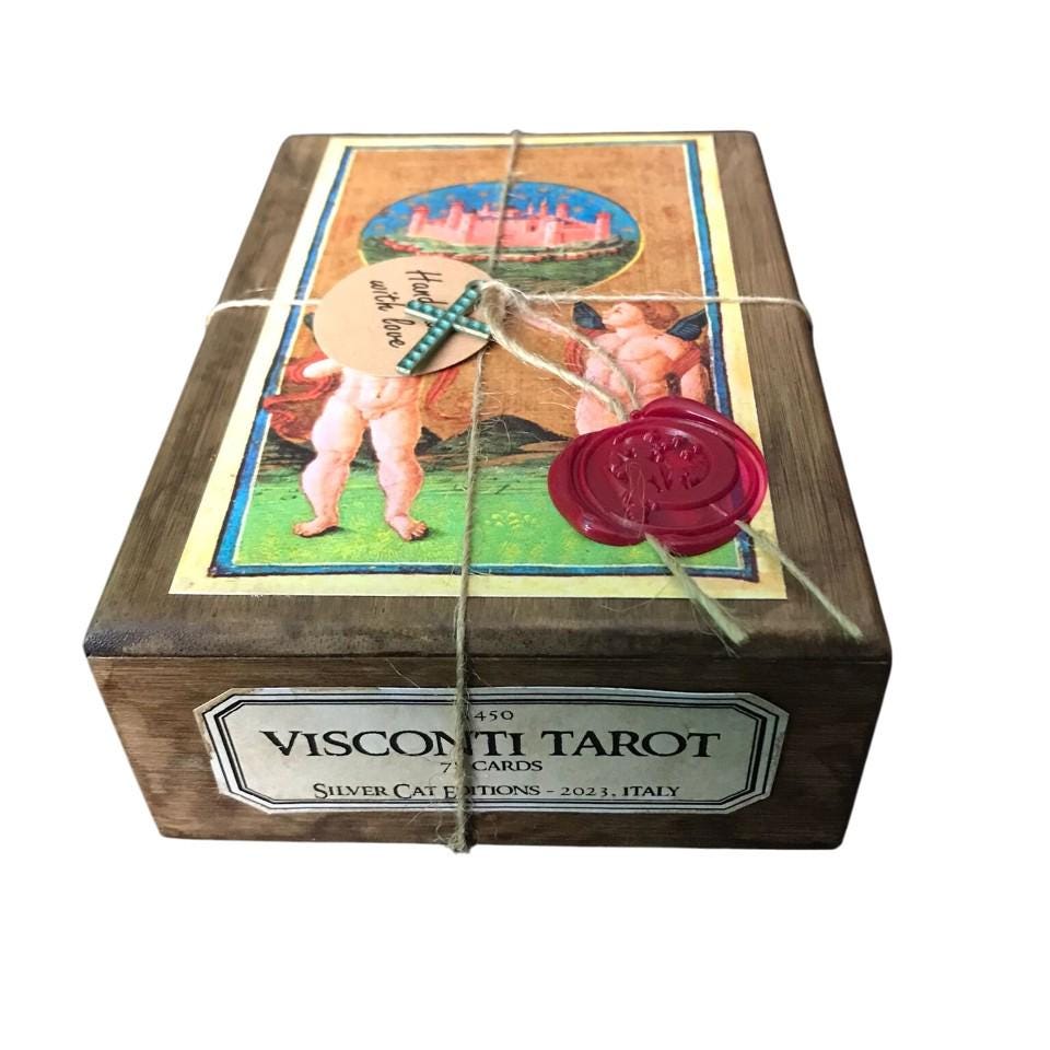 Visconti Sforza Tarot - Special Edition: Ultra Limited Release - Unique Ad Personam Copy, in Wooden Box