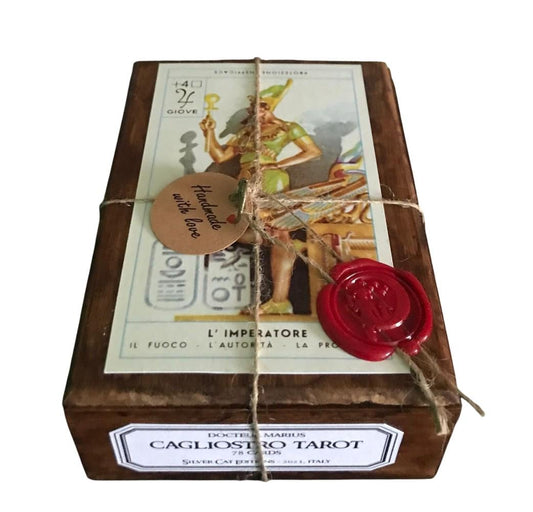 Cagliostro Tarot in Wooden Box -  Special Edition: Ultra Limited Release - Unique Ad Personam Copy, in Wooden Box