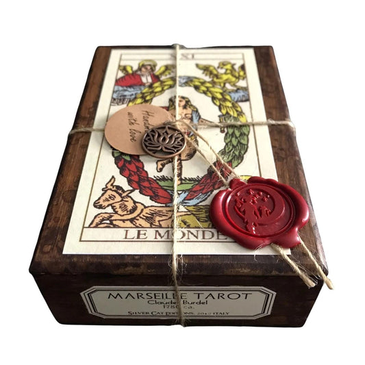 Marseille Tarot Claude Burdel 1780 - Special Edition: Ultra Limited Release - Unique Ad Personam Copy, in Wooden Box