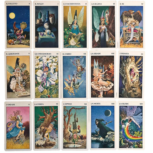 Fairy Tarot 22 Major Arcana - Tarocchi delle Fate - 2023 Silver Cat Editions
