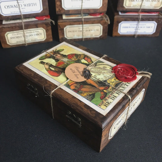 Tarot Italian Tarot Carlo della Rocca 1830 -  Special Edition: Ultra Limited Release - Unique Ad Personam Copy, in Wooden Box